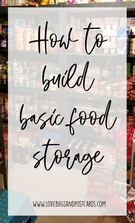 How to build a basic food storage Preppers Food Storage, Food Storage Ideas, Prepping Supplies, Prepper Food, Provident Living, Basic Food, Long Term Food Storage, Pantry Ideas, Valentines Day Food