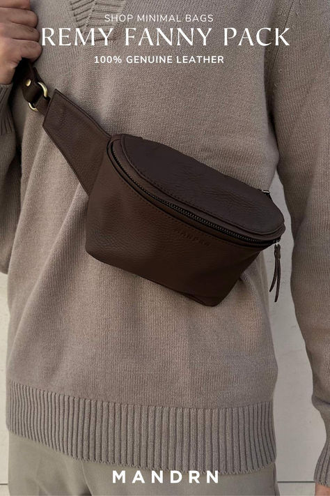 Fall vibes and autumn aesthetics are calling, and your looks just got cozier. This fanny pack or cross-body sling bag perfectly complements your winter outfit aesthetic while keeping your essentials handy. Whether you're out at apple picking or pumpkin spice sipping, this bag has you covered. Fit your lipstick, keys, phone, and wallet in the chic secret compartments. Fanny Pack Outfits, Chic Essentials, Winter Outfit Aesthetic, Autumn Outfit Inspo, Minimal Bags, Tomboy Femme, Cross Body Sling Bag, Woven Leather Bag, Winter Outfits Aesthetic