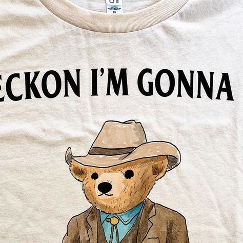 Ralph Lauren Bear, Rootin Tootin, T Shirt Time, Honky Tonk, April 26, Ralph Lauren, T Shirt