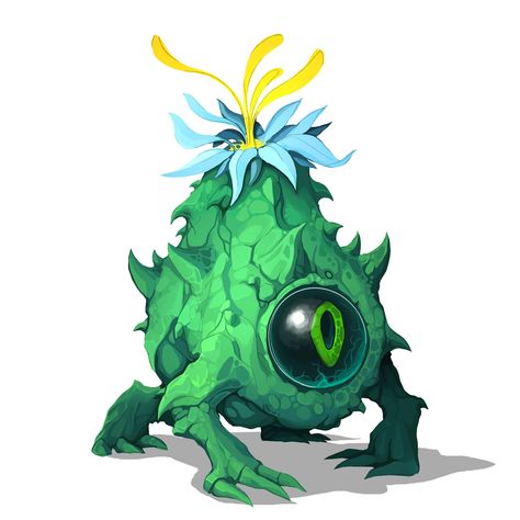 ArtStation - Tree Watcher Mutated Plants, Stylized Dungeon, Tree Monster, Food Plushies, Plant Monster, Monster Illustration, Dungeons And Dragons Homebrew, Alien Art, Fantasy Monster