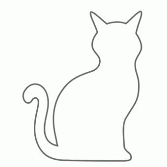 Halloween Pumpkin Stencils, Moldes Halloween, Cat Template, Cat Outline, Halloween Templates, Manualidades Halloween, Pumpkin Stencil, Art And Craft Videos, Cat Quilt