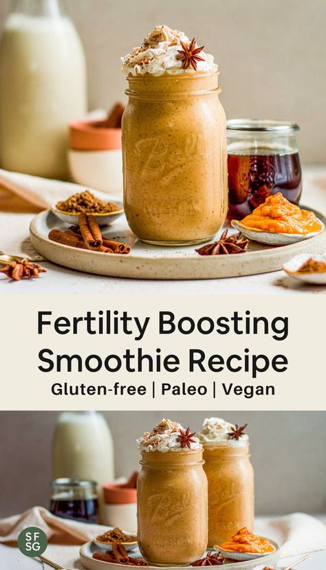 Maca Smoothie Recipes Fertility, Fertility Smoothie For Men, Follicular Phase Foods For Fertility, Maca Root Powder Recipes, Fertility Snacks, Fertility Smoothie Recipes For Women, Maca Root Fertility, Maca For Fertility, Maca Powder Smoothie