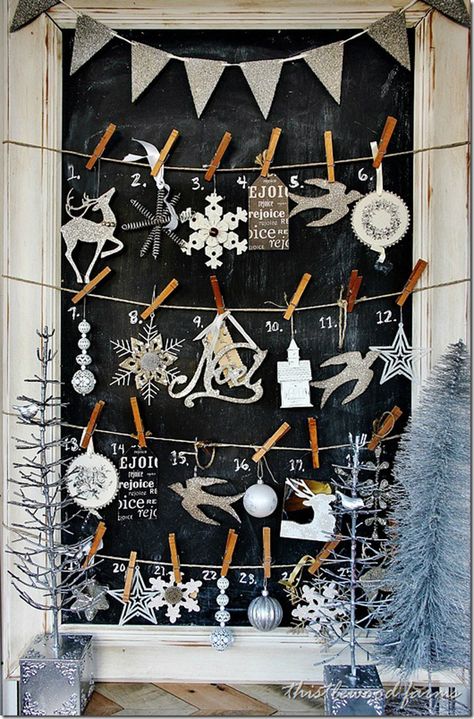 Christmas Window Display, Advent Calendars For Kids, Christmas Window Decorations, Diy Advent Calendar, Kids Calendar, Advent Calendars, Christmas Advent Calendar, Christmas Window, Noel Christmas