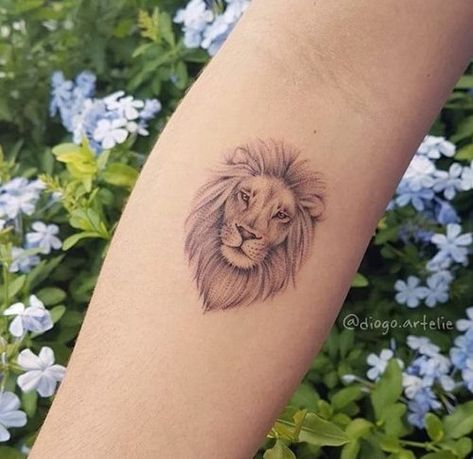 Empower Your Style with Top 18 Small Lion Tattoo Ideas for Women in 2024 – Symbolize Strength & Beauty! Lion Tattoo For Women Back Of Neck, Leo Face Tattoo, Simple Lion Face Tattoo, Lion Face Tattoo For Women, Micro Lion Tattoo, Lion Tattoo Aesthetic, Lion Tattoo Feminine, Delicate Lion Tattoo, Dainty Lion Tattoo For Women