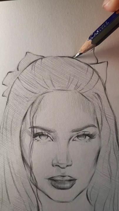 How To Draw Lana Del Rey Step By Step, Lana Del Rey Sketch Easy, Lana Del Rey Line Art, Lana Del Rey Art Draw, Lana Del Rey Drawing Sketches, Lana Del Rey Aesthetic Drawing, Celebrity Drawings Pencil Sketch, Lana Drawing, Lana Del Rey Sketch