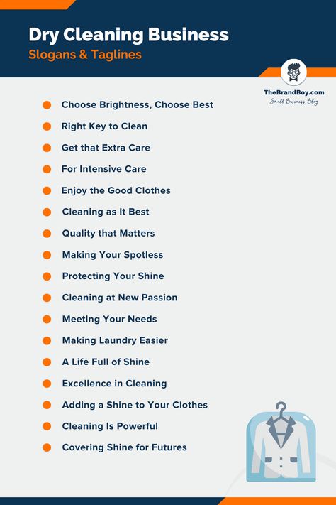 175+ Catchy Dry Cleaning Slogans and taglines Dry Cleaners Logo, Dry Cleaning Business Design, Dry Cleaners Shop Design, Laundry Business Ideas, Cleaning Slogans, Laundromat Business, Dry Cleaning Business, Self Employed Jobs, Laundry Logo