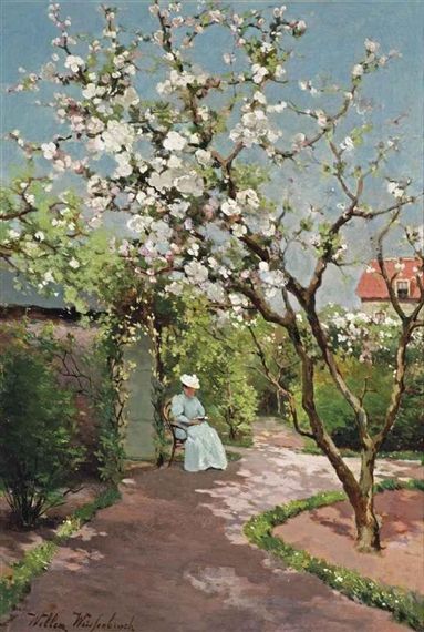 Rennaissance Art, Women Reading, Monet Paintings, Tree Artwork, Dutch Painters, 수채화 그림, Seasons Art, Spring Painting, Blossom Tree