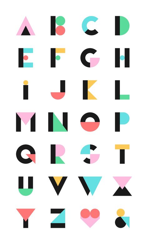 Digital Download I Alphabet Poster Print Print the file with your home printer or send it to your local or online print shop. _ How do I get my file? Within minutes of completing the purchase, the files will be available for download. You can access this in the Purchases/Reviews section of your Etsy account. _Which files are included? You will receive a high-resolution JPG_ file (300dpi) that you can print in sizes A10-A2. _IMPORTANT This listing is a digital file for direct download, you will n Abstract Alphabet Letters, A To Z Letter Design Alphabet, Colourful Alphabet Letters, Z Letter Design, Art Deco Alphabet, Abstract Lettering, I Alphabet, Illustration Alphabet, Geometric Typography