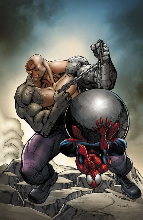 Marvel Comics Artwork, All Spiderman, Absorbing Man, Arte Nerd, Comics Anime, Comic Villains, Marvel Villains, Marvel Comic Character, Spiderman Comic