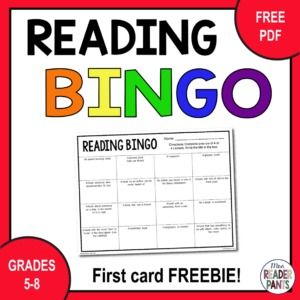 Middle School Reading Bingo - Free Card + 5 Implementation Tips - Mrs. ReaderPants Middle School Library Contests, Library Contests, Class Bingo, Middle School Library, Book Bingo, Reading Bingo, Reading Incentives, Middle School Libraries, Library Reading