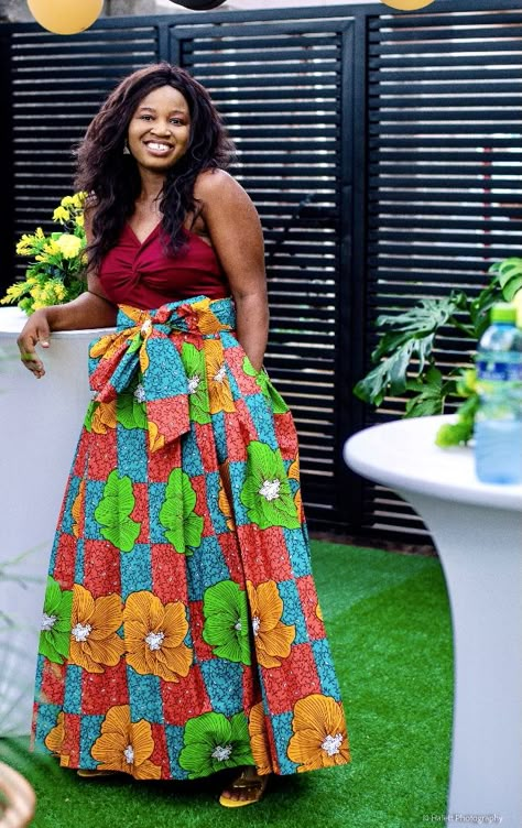 Ahwirenmea Gallery Long African Skirt, African Barbie, Ankara Skirt Styles, Bubu Gown Styles, Shweshwe Dresses, African Fabric Dress, African Print Skirt, African Skirts, Short African Dresses