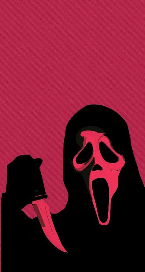 Scream Backgrounds Phone, Phone Wallpaper Ghostface, Ghostface Backgrounds Iphone, Scream Themed Wallpaper, Hollween Wallpapers Scream, Ghostface Wallpaper Aesthetic, Ghost Face Wallpaper Aesthetic, Hype Wallpaper, Halloween Wallpaper Cute