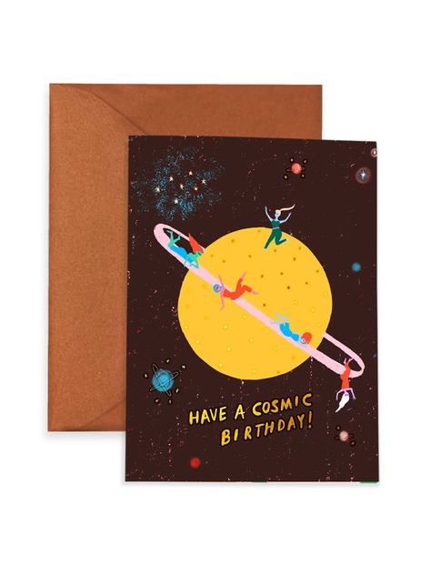 That Cosmic Feeling Birthday Cosmic Birthday, Writing Games, Three Primary Colors, Desk Stationery, California Print, Birthday Card Design, Puzzles Gifts, Balloon Columns, Manhattan Toy