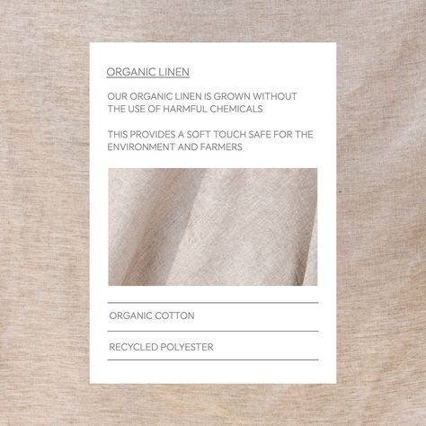 Organic linen Instagram post template, editable design | premium image by rawpixel.com / audi Fabric Social Media Post, Texture Aesthetic, Creative Post, Brand Presentation, Awesome Designs, Best Stocks, Template Ideas, Organic Linens, Best Templates