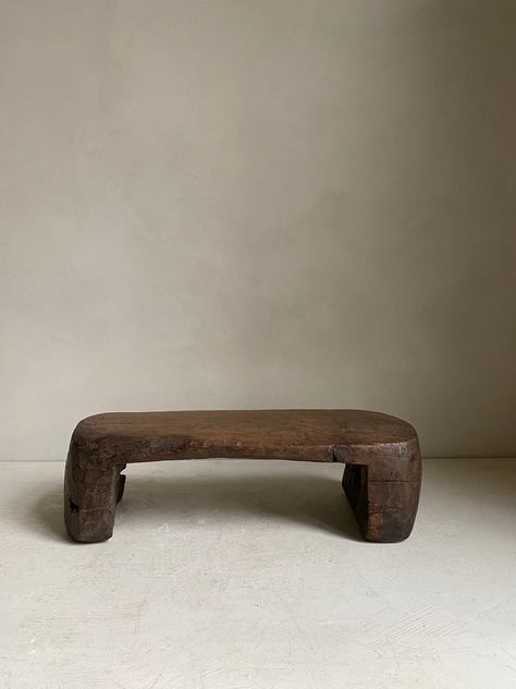 African benches & stools — The Corner by Andrea Lennon Wabi Sabi Furniture, Bali Furniture, Hand Carved Wooden Spoons, Bali House, Rustic Bench, Bench Stool, Wooden Bench, Minimalist Interior, Old Wood