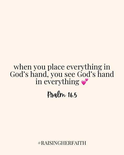 “You, LORD, are all I have, and you give me all I need; my future is in your hands.” Isn’t our God SO Good? 💕 #faith #raisingherfaith #godsplan #anxietyawareness #christianwoman God Has Been Good To Me, Those Who Leave Everything In Gods Hands, It’s In Gods Hands Quotes, God Knew I Needed You, With God All Things Are Possible Quotes, Bible Verses About Future, God Is My Protector, Growing With God, Angels Bible