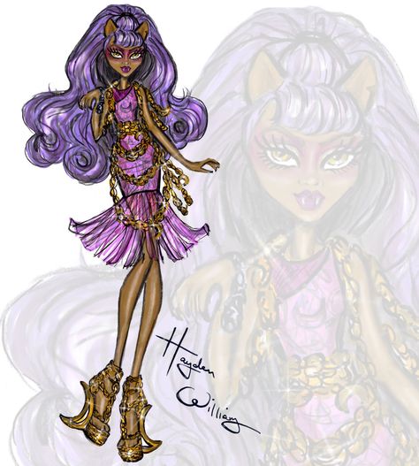 Hayden Williams - Monster High Hayden Williams Monster High, Monster High Fashion Illustrations, Monster High Haunted, Monster High Fashion, Hayden Williams Fashion, Ray Caesar, Monster High Clothes, Hayden Williams, Clawdeen Wolf