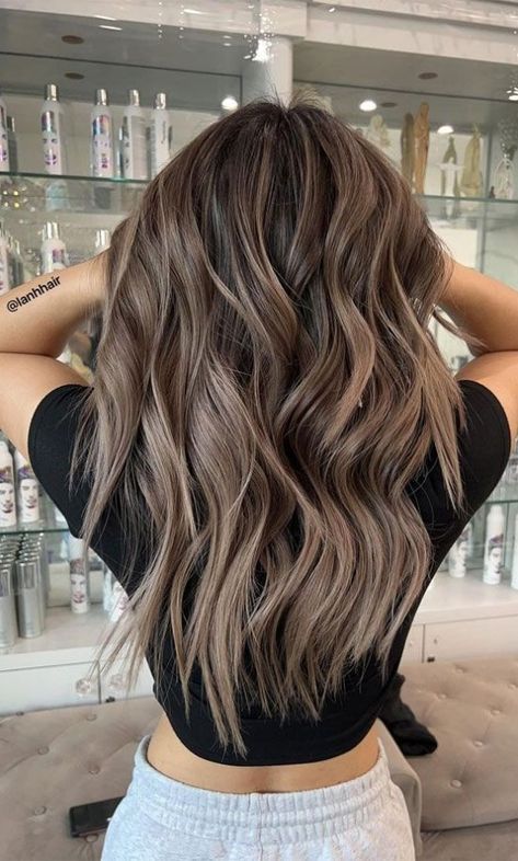 Unique Trending Hairstyle Ideas|Hairstyles For School (#92) 30 Hair Color, Light Brown Hair Color, Rambut Brunette, Mushroom Hair, Beige Hair, Mushroom Brown, Black Hair Balayage, Korean Hair Color, Honey Brown Hair