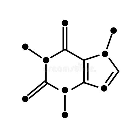 Caffeine chemical formula. On white background , #spon, #chemical, #Caffeine, #formula, #background, #white #ad Caffeine Formula Tattoo, Coffee Chemical Formula, Caffeine Chemical Structure Tattoo, Caffeine Formula, Caffeine Tattoo, Chemical Structure Tattoo, Tattoo Para, Coffee Tattoo, Sticker Inspo