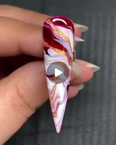 Fushia Nail Designs, Fuschia Nails Design, Holo Nails, Nail Time, Music Song, Fancy Nails, Nail Art Tutorial, Creative Nails, Copyright Infringement