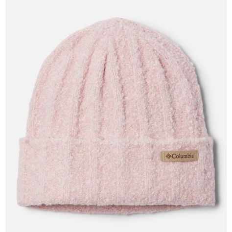 Women's Pink This Lightweight Cuffed Beanie Keeps Your Head Warm And Is Made With 13% Recycled Polyester. Pink Beanie, Men's Beanies, Cute Beanies, Pink Beanies, Cuffed Beanie, Pink Hat, Winter Beanie, Pink Brand, Columbia Sportswear