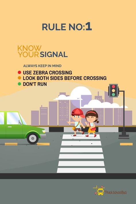 Road Safety Rules RULE NO: 1 Know your Signal Road Safety Awareness Poster Ideas, Traffic Rules For Kids, Safety Rules On Road, Road Safety Quotes, Road Safety Games, Safety Rules At School, Road Safety Slogans, Road Safety Tips, Road Safety Poster