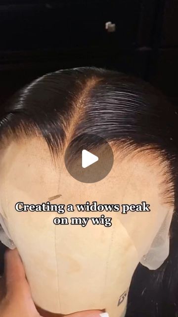 Keswigs on Instagram: "Quick and easy way to create a widow peak🔥😍 Where are my widow peak girlies🙋‍♀️  ✅Follow @keswigs for more wig tips sharing  #keswigs #kes #wigtutorial #wigstyling #wigs #wiginstall #wigunit #wigforsale #wigforblackwomen #hairgoals #clean #wigtool #wigpart #widowpeak #midpart" Windows Peak Hairstyles Women, Widow Peak Hairstyles Women, Widow's Peak Hairstyles Women, Widows Peak Hairstyles, Wig Tips, Widows Peak, Widow's Peak, Wigs For Sale, Hair Goals