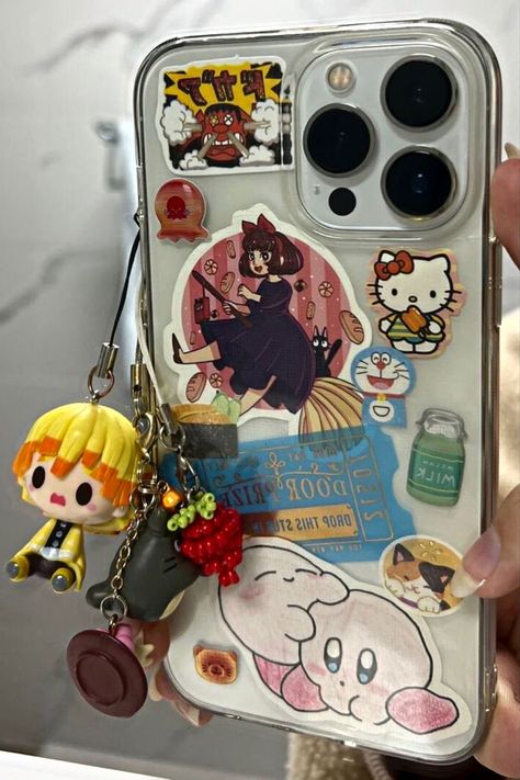 iPhone 12 Pro Max Case Phone Case Inspiration, Iphone 12 Pro Max Cases, Anime Phone Cases, Clear Phone Case Design, Kpop Phone Cases, Anime Phone, Iphone Case Stickers, Diy Iphone Case, Kawaii Phone Case