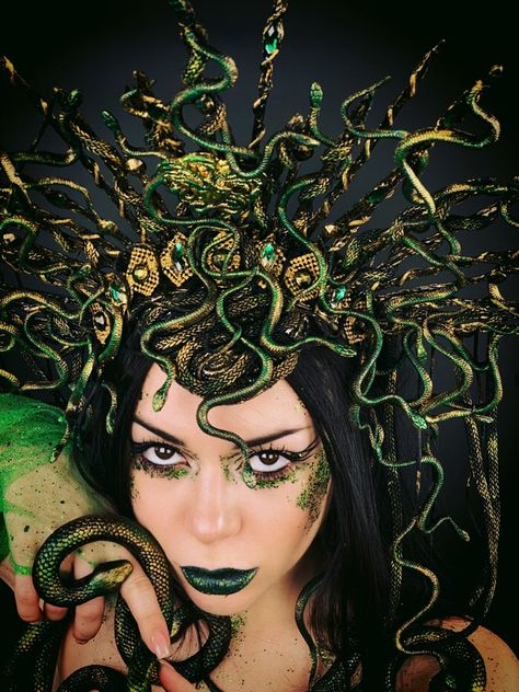 Gorgon Halo crown Medusa headpiece Medusa Gorgon inspire - Etsy Brasil