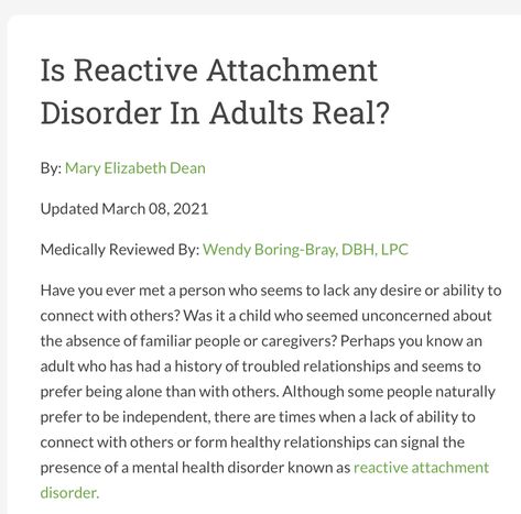 Attachment Disorder Adults, Reactive Attachment Disorder In Adults, Attachment Disorder, Reactive Attachment Disorder, Troubled Relationship, Attachment Theory, Keepsake Journal, Attachment Styles, Coping Skills