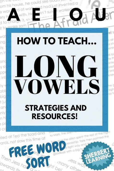 A comprehensive resource for teaching and understanding Long Vowels. Long A E I O U. Teaching phonics resources, including a free Long Vowel word sort. Phonics Passages, Vowel Practice, Long Vowel Words, Word Sort, Long Vowel Sounds, Vowel Teams, Phonics Programs, Short Vowel Sounds, Long Vowel