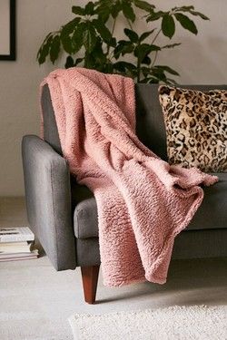 Bedroom Refresh with Affordable Buys from Urban Outfitters | Alyson Haley Alyson Haley, Pink Throw Blanket, Oversized Pillows, Pink Throws, Quilted Throw Blanket, Dorm Room Essentials, Faux Fur Throw Pillow, Fur Throw Pillows, Decor Buy