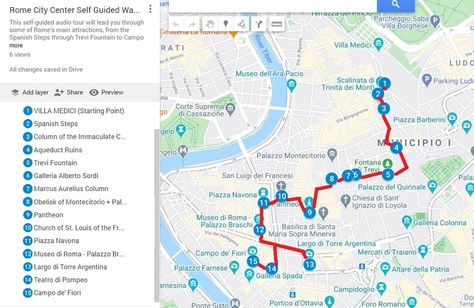 Self-Guided Rome Walking Tours (with Printable Sightseeing Maps) Rome Tourist Map, Rome Walking Map, Walking Tour Rome, Self Guided Walking Tour Rome, Rome Walking Tour Map, Rome In December, Rome City Map, Rome Sightseeing, Rome Tourist