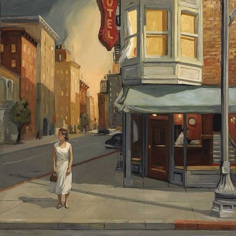 Lera on Twitter: "🎨 🖌 Edward Hopper… " Storch Baby, Edward Hopper Paintings, Hopper Art, American Realism, Edward Hopper, David Hockney, Painting Reproductions, Picture Collection, Henri Matisse