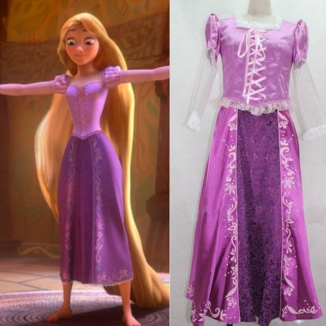 Tangled Costumes, Rapunzel Fancy Dress, Ballet Cosplay, Tangled Costume, Adult Disney Costumes, Cosplay Disney, Rapunzel Cosplay, Rapunzel Costume, Costume Princess