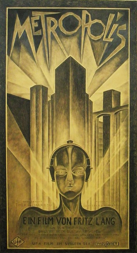 24 All-Time Best Movie Posters with Great Designs Metropolis Poster, Famous Movie Posters, Metropolis 1927, Edge Of Tomorrow, Fritz Lang, Zero Wallpaper, Best Movie Posters, Movie Posters Design, Design Brochure