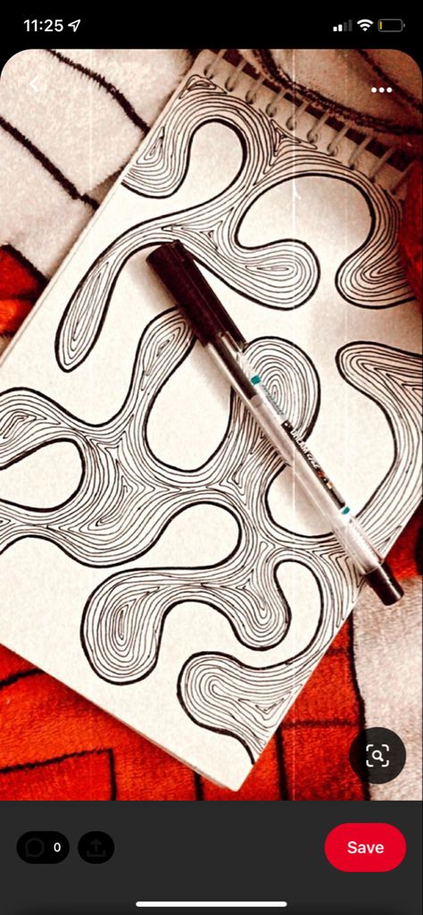 Zen Doodles Ideas, Abstract Art Doodles, Patterns Drawing Simple Doodle Art, Painting Ideas Easy Abstract, Pen Art Aesthetic, Pen Drawing Simple Doodles, Sketch Book Ideas Aesthetic Doodles, Pen Art Drawings Simple, Line Doodles Simple