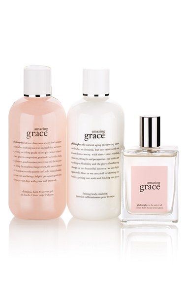 Amazing Grace Philosophy, Makeup Gifts, Strawberry Soda, Gifts Makeup, Gifts Sets, Philosophy Amazing Grace, Perfect Beauty, Diy Travel, Perfume Gift