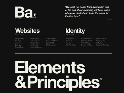 Inverted text, nicely done. Web Design For Beginners, Minimalist Web Design, Web Design Awards, Web Design Typography, Modern Web Design, Design Theory, Typography Layout, Beautiful Typography, Creative Typography