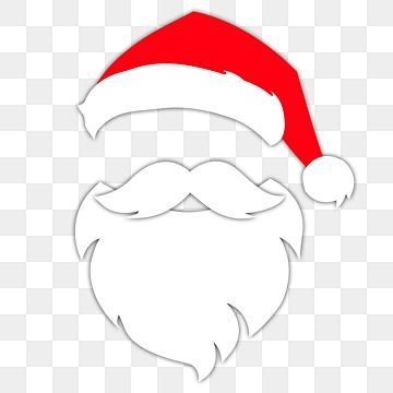 Santa Claus Faceless Template, White Beard Men, Santa Claus Template, Beard Clipart, Beard Vector, Santa Hat Vector, Santa Hat Png, Beard Drawing, Christmas Cap