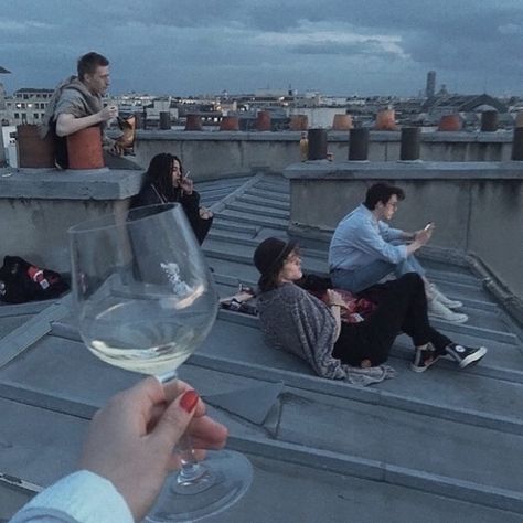 Anna And The French Kiss, Paris Rooftops, Rooftop Party, France Aesthetic, Paris Party, Paris Aesthetic, Teenage Dream, Future Life, City Life