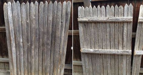 Don't junk your old fence. Here are 10 remarkable ways to repurpose it Diy Herringbone Wall, Upcycled Fence, Old Fence Wood, Old Fence Boards, Herringbone Wall, Rustic Fence, Fence Boards, Fence Slats, Old Fences