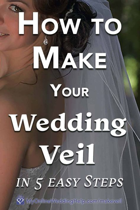 Exactly how to make a wedding veil is both elusive and straightforward for most. Here I show you the five steps to creating your own bridal veil. And for help understanding wedding veil lengths… Diy Veil Wedding, Wedding Veil Lengths, Veil Tutorial, Veils Bridal Diy, Veil Lengths, Veil Diy, Wedding Planning Notebook, Diy Wedding Veil, Different Wedding Ideas