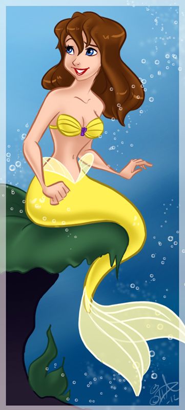 Jane From Tarzan, Disney Jane, Tail Mermaid, Gif Disney, Disney Fanart, Mermaid Drawings, Disney Crossovers, Mermaid Disney, Mermaids And Mermen