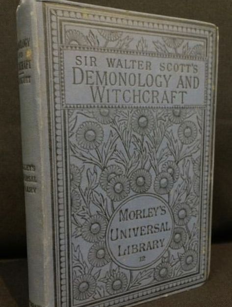 Vintage Occult, Gothic Books, Sir Walter Scott, Witchcraft Books, Occult Books, Walter Scott, Magick Book, Witch Books, Magic Book