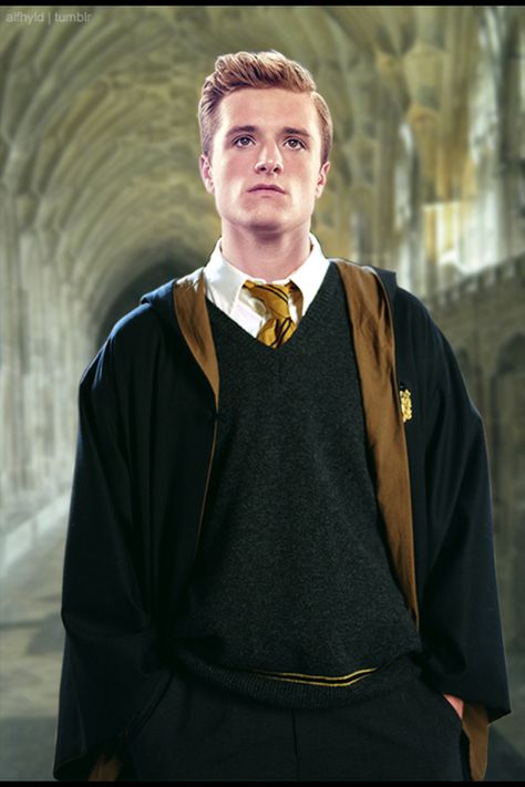 Imagen de harry potter, hogwarts, and hufflepuff Hufflepuff Characters, Harry Potter Uniform, Hogwarts Robes, Harry Potter Goblet, Harry Potter Iphone, Childhood Pictures, Harry Potter Hufflepuff, Peeta Mellark, Cedric Diggory