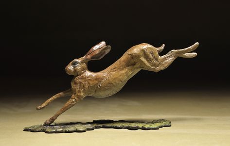 Running Hare, Rabbit Jumping, Rabbit Season, Rabbit Run, Rabbit Sculpture, Jack Rabbit, Rabbit Art, Horse Sculpture, Drawing Practice