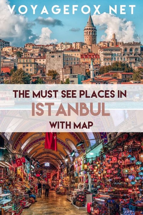 The best places in Istanbul - voyagefox Istanbul Places, Istanbul Places To Visit, Istanbul Shopping, Places In Istanbul, Istanbul Aesthetic, Istanbul Guide, Things To Do In Istanbul, Istanbul Travel Guide, Turkey Trip