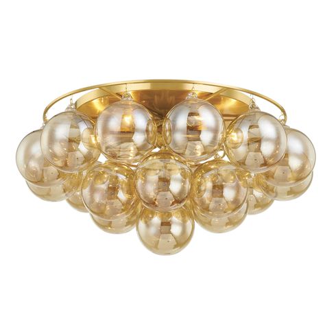 Shop Mimi 6 - Light Flush Mount at Burke Decor today. Quick ship and free shipping available for select items in the US. International shipping available. Megan Molten, Coastal Glam, Classic Lighting, Glass Installation, Small Chandelier, Glass Globes, Large Chandeliers, Hudson Valley Lighting, Burke Decor