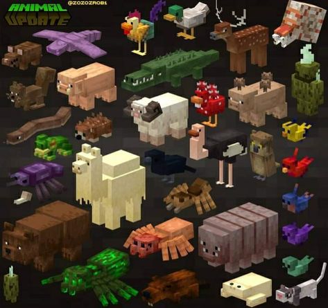 Minecraft Mob Designs, Custom Minecraft Mobs, Minecraft Mob Ideas, Blockbench Minecraft, Minecraft Mobs Ideas, Minecraft Mobs Mod, Minecraft Pack, Minecraft Addons, 3d Pixel